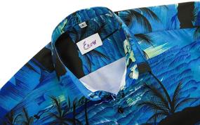 img 1 attached to EUOW Hawaiian Sleeves Printed Button