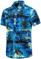 euow hawaiian sleeves printed button logo