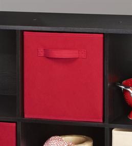 img 1 attached to 🔴 ClosetMaid 5432 Cubeicals Fabric Drawer in Stylish Red Shade