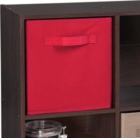 img 3 attached to 🔴 ClosetMaid 5432 Cubeicals Fabric Drawer in Stylish Red Shade