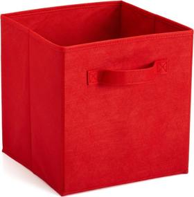 img 4 attached to 🔴 ClosetMaid 5432 Cubeicals Fabric Drawer in Stylish Red Shade