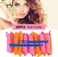 curlers styling rollers hairstyles multi colored logo
