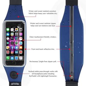 img 2 attached to 📱 NGN Sport – Smartphone Running Belt/Waist Pack/Fitness Belt for iPhone, Android, and Most Smartphones