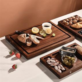 img 3 attached to 🧀 Enhance Your Entertaining Experience with the Shanik Premium Charcuterie Board Double Sided