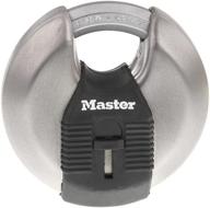 🔒 master lock m50xd magnum heavy-duty stainless steel discus padlock - key included logo