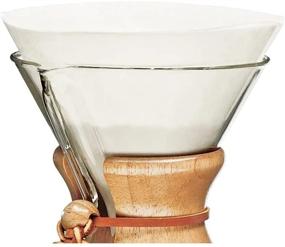 img 3 attached to ☕ Chemex Classic Coffee Filters, Square Shape, Pack of 100 - Enhanced Packaging