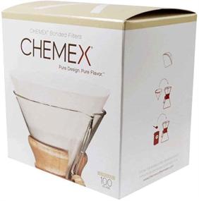 img 4 attached to ☕ Chemex Classic Coffee Filters, Square Shape, Pack of 100 - Enhanced Packaging