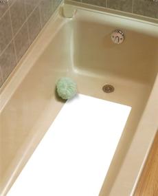 img 2 attached to 🛀 16"x34" Peel and Stick Bathtub Mat: Adhesive Hotel Non Slip Bath Tub Mat