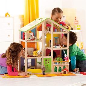 img 2 attached to 🏠 Hape Furniture Accessories Reversible for Dollhouses