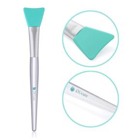 img 1 attached to 😍 DUcare Silicone Mask Brush Applicator and Facial Cleansing Sponge: Perfect Makeup Tool Set for Soft and Smooth Facial Mud Mask Application