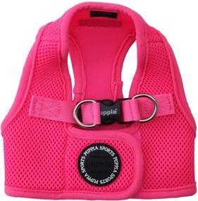 img 3 attached to 🐶 Puppia Authentic Neon Soft Vest Harness B: Ultimate Comfort and Style for Your Furry Friend!