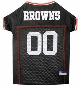 img 1 attached to Cleveland Browns Dog Jersey Large
