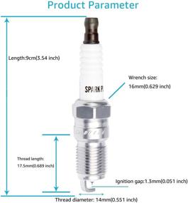 img 2 attached to Лазерный иридиевый свечи зажигания ITR6F13