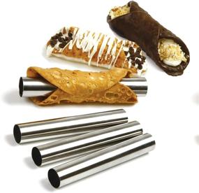 img 3 attached to 🥐 Norpro Stainless Steel Cannoli Forms – Set of 4, 5.75in/14.5cm