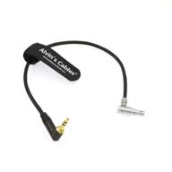 🔌 high-quality alvin's cables 5 pin right angle male to right angle 3.5mm trs audio cable for z cam e2 camera - enhanced sound connectivity solution logo