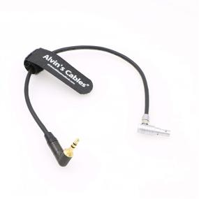 img 2 attached to 🔌 High-Quality Alvin's Cables 5 Pin Right Angle Male to Right Angle 3.5mm TRS Audio Cable for Z CAM E2 Camera - Enhanced Sound Connectivity Solution