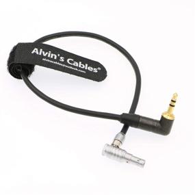 img 1 attached to 🔌 High-Quality Alvin's Cables 5 Pin Right Angle Male to Right Angle 3.5mm TRS Audio Cable for Z CAM E2 Camera - Enhanced Sound Connectivity Solution