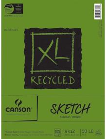 img 1 attached to 📝 Canson XL Recycled Sketch Paper Pad, 9x12 Inches, 100 Sheets - Enhanced for SEO