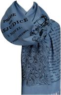 🧣 austen pride & prejudice shawl: stylish women's accessory for scarves & wraps logo