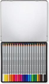 img 3 attached to Сет акварельных карандашей Staedtler Karat Aquarell 24 цвета (125M24)