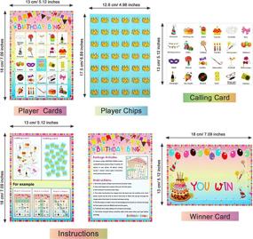 img 3 attached to 🎉 Ultimate Birthday Bingo Game: 47-Piece Set with 24 Players and Reward Cards – Perfect Party Game Supplies for Kids