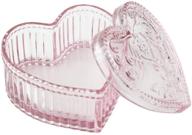 💎 glam up your jewels with the gaolinci crystal glass heart-shaped storage box: a stunning embossed jewelry, candy, and keepsake box with lid! логотип