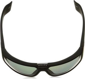 img 1 attached to Ultimate Performance: Spy Optic Touring Wrap Sunglasses - Black/Happy Gray/Green, 64 mm