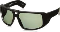 ultimate performance: spy optic touring wrap sunglasses - black/happy gray/green, 64 mm логотип