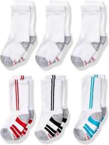 img 2 attached to 🧦 Hanes Boys' 6-Pack EZ Short Crew Socks: Comfortable and Convenient Sock Solution