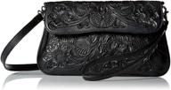 mauzari genuine leather crossbody removable women's handbags & wallets in crossbody bags logo
