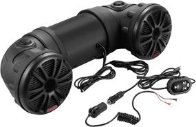 img 4 attached to 🔊 Boss ATV25B: Водонепроницаемая звуковая система для ATV/UTV - динамики 6,5 дюйма, твиттеры 1 дюйма, беспроводной пульт управления Bluetooth и усилитель - простая установка подачей 12В