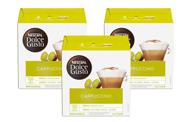 dolce gusto nescafe coffee pods cappuccino - 16 capsules, pack of 3: indulge in rich café-style treats logo