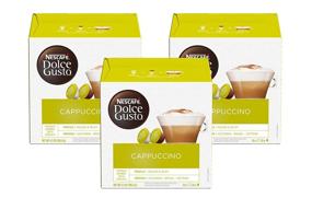 img 4 attached to Dolce Gusto Nescafe Coffee Pods Cappuccino - 16 Capsules, Pack of 3: Indulge in Rich Café-Style Treats