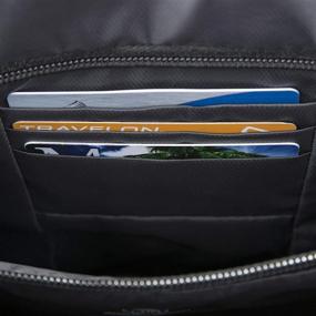 img 3 attached to 👜 Защитите свои необходимые вещи в движении с помощью женской сумки-планшетки и кошелька Travelon Anti Theft Active.