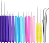 16-piece paper quilling tool set: slotted kit with 🎨 various sizes for handmade art, crafting, diy cardmaking, and paper projects logo