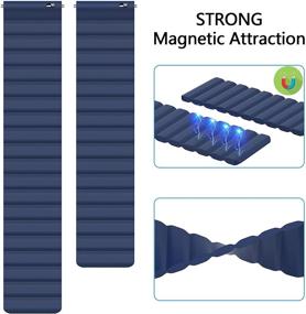 img 1 attached to 🌿 Магнитные браслеты Mosstek: 22 мм силиконовая петля спортивной замены для Samsung Galaxy Watch 3 45 мм / Samsung Galaxy Watch 46 мм / Gear S3 Frontier / Gear S3 Classic - крупный синий, совместимый для мужчин и женщин.