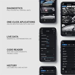 img 3 attached to 🔧 Next Generation Obdeleven Ultimate Edition: Professional OBD2 Bluetooth Diagnostic Scan Tool for Android and iOS - Unbeatable Performance!