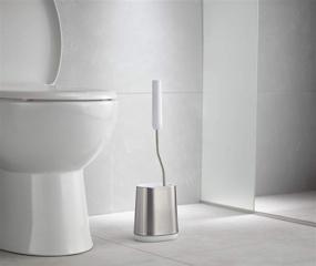 img 2 attached to 🧽 Efficient Cleaning with Joseph Joseph Flex Lite Steel Toilet Brush in White