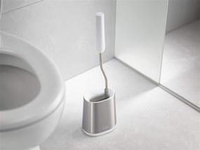 img 3 attached to 🧽 Efficient Cleaning with Joseph Joseph Flex Lite Steel Toilet Brush in White