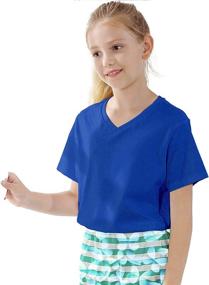 img 2 attached to KOWSPORT T Shirt Classic V Neck Girls Boys' Clothing