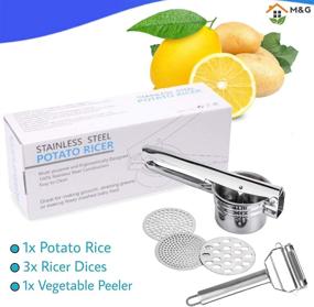 img 3 attached to Stainless Multi Function Vegetable Potatoes Interchangeable