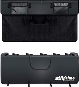 img 2 attached to 🚚 Atliprime 54" Truck Tailgate Pickup Pads: Bike Mat with Tool Pockets and Soft Bike Set