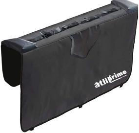 img 4 attached to 🚚 Atliprime 54" Truck Tailgate Pickup Pads: Bike Mat with Tool Pockets and Soft Bike Set