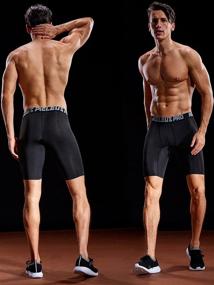 img 3 attached to 🩲 Neleus Men's 3-Pack Performance Compression Shorts for Enhanced Athletic Performance and Comfort