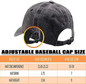 img 2 attached to HHNLB Funny Adjustable Washed Baseball Sports & Fitness in Team Sports