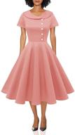 wedtrend vintage hepburn cocktail wtp20007blushm women's clothing and dresses logo