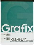 grafix grp p05cv0912 clear plastic sheet logo