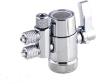 💧 puresec 2-way kitchen faucet diverter valve/splitter with female m22(≈22mm) thread and 1/4 od ro tubing outlet for countertop water filter logo