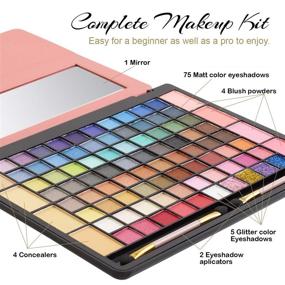 img 2 attached to 🎨 Teen Makeup Kit: Tablet Case Eyeshadow Palette for Women and Teens - Complete Starter Set or Makeup Gift for Teen Girls, Beginners, or Pros - Assorted Shades - by Toysical