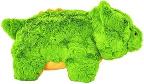 img 2 attached to 🐊 Animal Adventure Popovers Travel Pillow Review: Green Alligator, Transforming Character to Pillow, 13"x 8.5"x 6